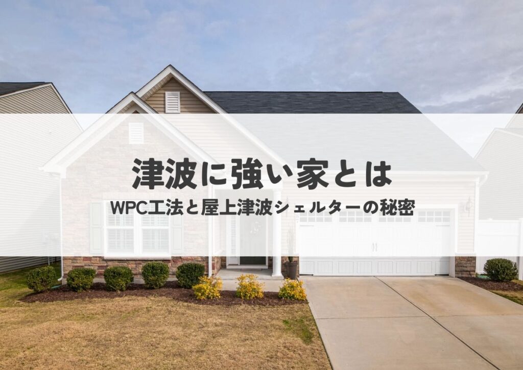 津波に強い家とは？WPC工法と屋上津波シェルターの秘密
